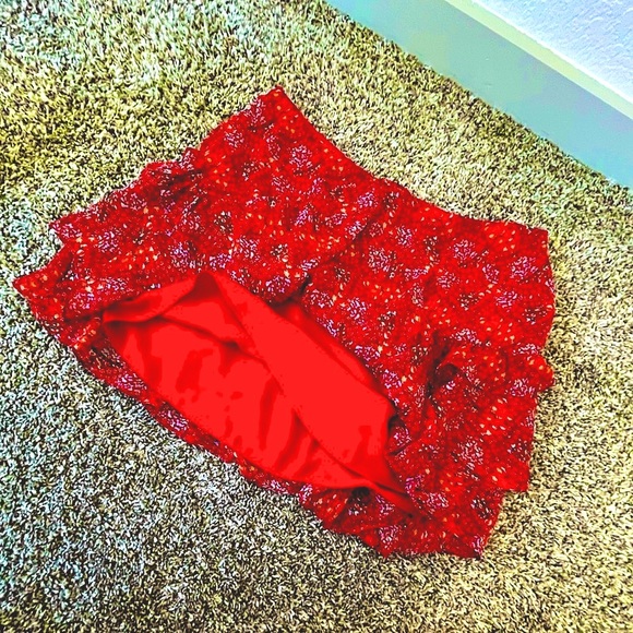 Rebecca Minkoff Floral Tiered, Mini Skirt Size (M) DESIGNER ✅ - Picture 9 of 13